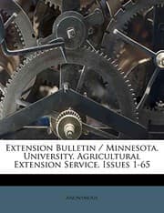 Tapa de Extension Bulletin / Minnesota. University. Agricultural Extension Service, Issues 1-65