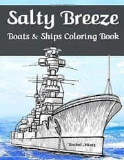 Tapa de Salty Breeze - Boats & Ships Coloring Book