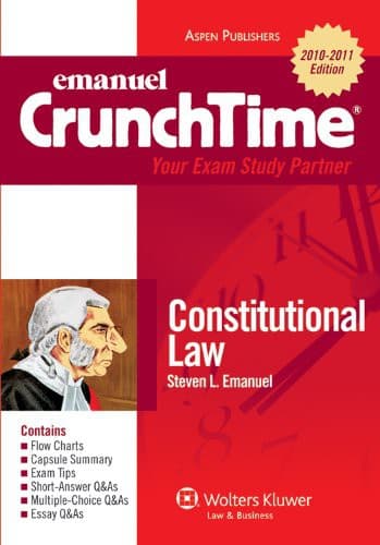 Tapa de Constitutional Law 2010-2011