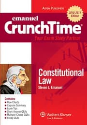 Tapa de Constitutional Law 2010-2011
