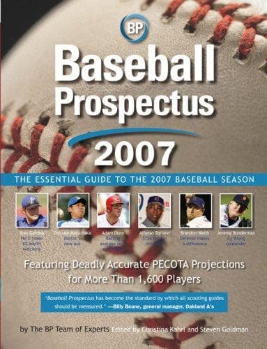 Tapa de Baseball Prospectus 2007