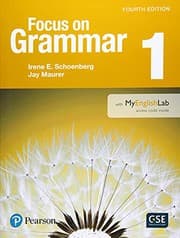 Tapa de Focus on Grammar 1 with MyEnglishLab
