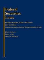 Tapa de Federal Securities Laws