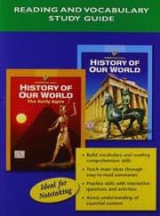 Tapa de HISTORY OF OUR WORLD READING AND VOCABULARY STUDY GUIDE ENGLISH