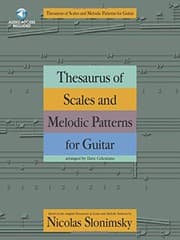 Tapa de Thesaurus of Scales and Melodic Patterns for Guitar