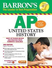 Tapa de Barron's AP United States History, 3rd Edition