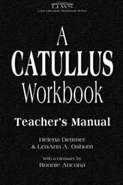 Tapa de Catullus Workbook, Teacher's Manual