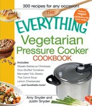 Tapa de The Everything Vegetarian Pressure Cooker Cookbook