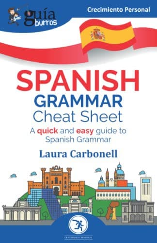 Tapa de GuíaBurros : Spanish Grammar Cheat Sheet