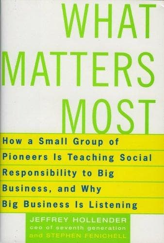 Tapa de What Matters Most