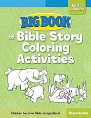 Tapa de Big Book of Bible Story Coloring Activities for Early Childhood