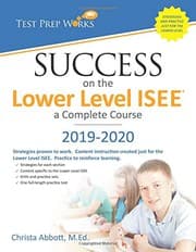 Tapa de Success on the Lower Level ISEE - A Complete Course