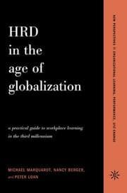 Tapa de HRD in the age of globalization