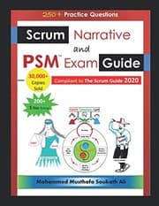 Tapa de Scrum Narrative and PSM Exam Guide