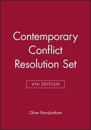 Tapa de Contemporary Conflict Resolution, 4e Set