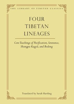 Tapa de Four Tibetan Lineages