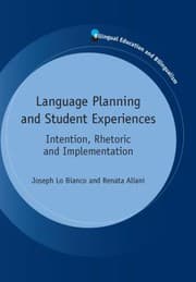 Tapa de Language planning and student experiences