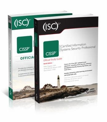 Tapa de (ISC)2 CISSP Certified Information Systems Security Professional Official Study Guide and Practice Tests Bundle