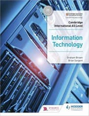 Tapa de Cambridge International AS Level Information Technology Student's Book