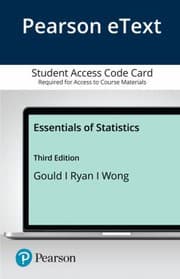 Tapa de Pearson EText Essentials of Statistics -- Access Card
