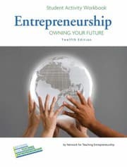 Tapa de Student Activity Workbook for Entrepreneurship