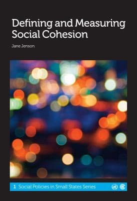 Tapa de Defining and measuring social cohesion