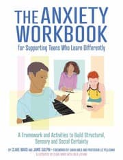 Tapa de Anxiety Workbook for Supporting Teens Who Learn Differently