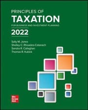 Tapa de Loose Leaf for Principles of Taxation for Business and Investment Planning 2022 Edition