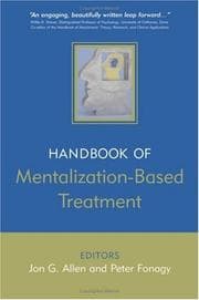 Tapa de Handbook of mentalization-based treatment