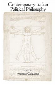 Tapa de Contemporary Italian political philosophy