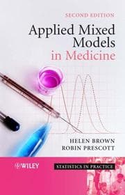 Tapa de Applied mixed models in medicine