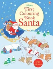 Tapa de First Colouring Book Santa