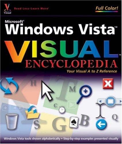 Tapa de Microsoft Windows Vista Visual Encyclopedia