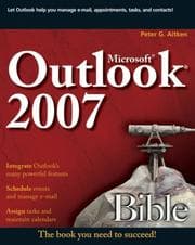 Tapa de Microsoft Outlook 2007 Bible