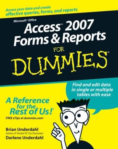Tapa de Access 2007 forms & reports for dummies