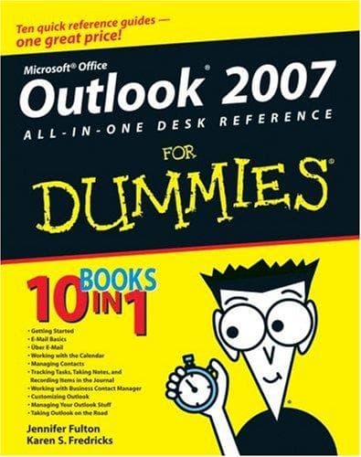 Tapa de Outlook 2007 All-in-One Desk Reference For Dummies (For Dummies (Computer/Tech))