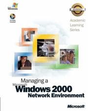 Tapa de 70-218 ALS Managing a Microsoft Windows 2000 Network Environment Package