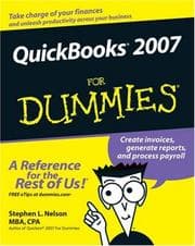 Tapa de QuickBooks 2007 For Dummies (For Dummies (Computer/Tech))