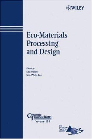 Tapa de Eco-materials processing and design