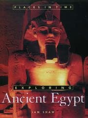 Tapa de Exploring Ancient Egypt (Places in Time)