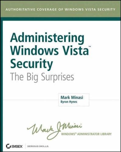 Tapa de Administering Windows Vista Security