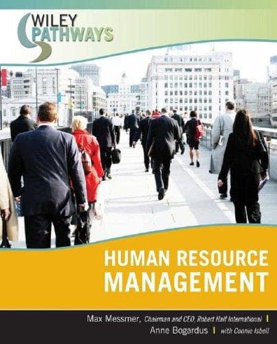 Tapa de Wiley Pathways Human Resource Management (Wiley Pathways)