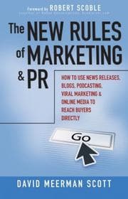 Tapa de The new rules of marketing and PR