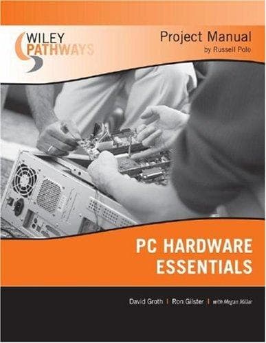 Tapa de Wiley Pathways PC Hardware Essentials Project Manual