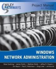 Tapa de Wiley Pathways Windows Network Administration Project Manual