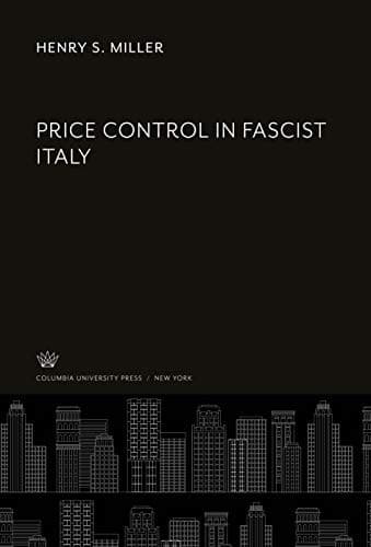Tapa de Price control in fascist Italy