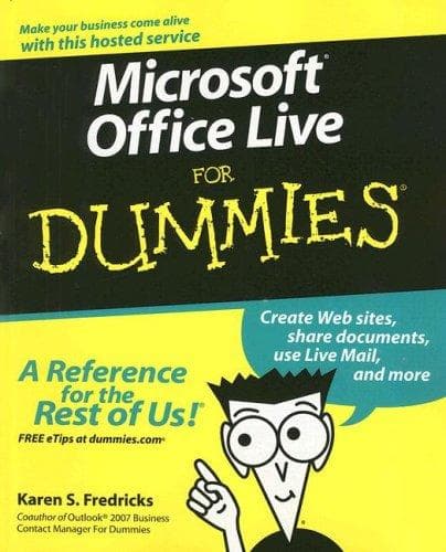 Tapa de Microsoft Office Live For Dummies