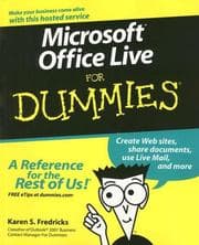 Tapa de Microsoft Office Live For Dummies