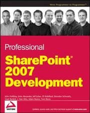 Tapa de Professional SharePoint 2007 development