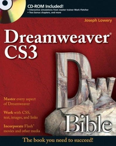 Tapa de Dreamweaver CS3 Bible